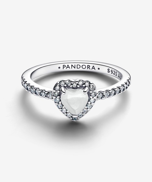PANDORA(パンドラ)の「エレベイテッド ハート リング(リング・レディース・グリーン/レッド/ホワイト/イエロー/ライトパープル/ロイヤルブルー/ピンク/ブルー/フューシャピンク/ダークグリーン/ライトブルー・54/52/50/48/56/60/58)」の12枚目の写真