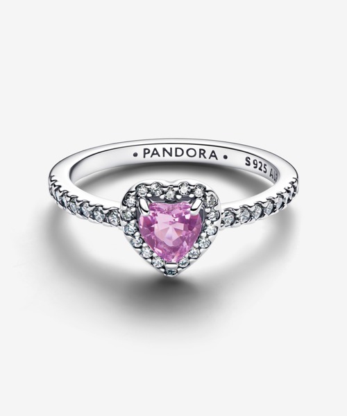 PANDORA(パンドラ)の「エレベイテッド ハート リング(リング・レディース・グリーン/レッド/ホワイト/イエロー/ライトパープル/ロイヤルブルー/ピンク/ブルー/フューシャピンク/ダークグリーン/ライトブルー・54/52/50/48/56/60/58)」の18枚目の写真