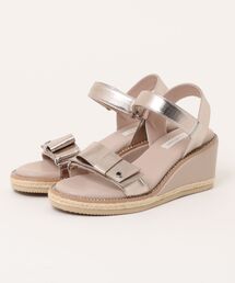 JILL STUART（ジルスチュアート）の「リボンモチーフウェッジサンダル（サンダル）」