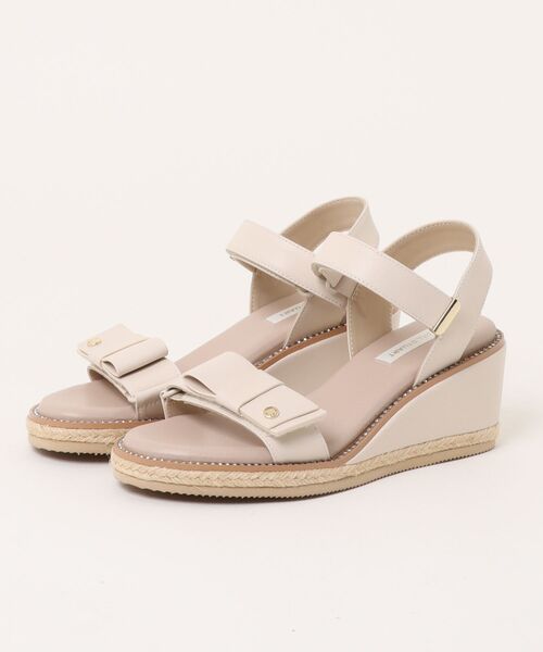 【新品】JILL STUART ウェッジサンダル リボンモチーフ サンダル 23 リボンモチーフウェッジサンダル（サンダル）｜JILL STUART（ジル