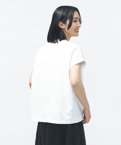 NEW BALANCE(ニューバランス)の「【別注】ニューバランス New Balance シャーリングショートスリーブTシャツ 限定コラボ(Tシャツ/カットソー・レディース・ベビーピンク/オフホワイト/グレー・M/L/S/XL)」の6枚目の写真