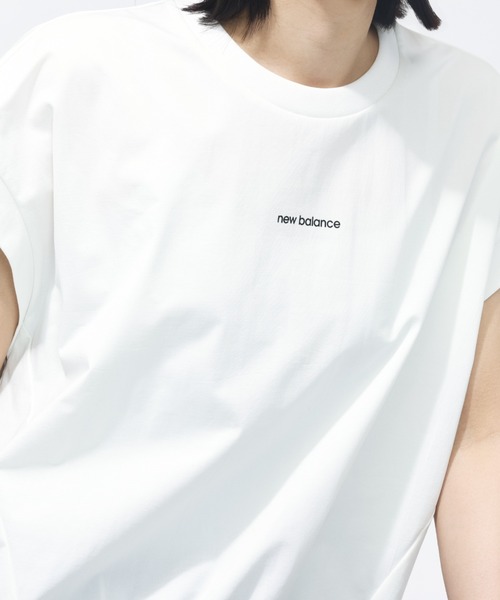 NEW BALANCE(ニューバランス)の「【別注】ニューバランス New Balance シャーリングショートスリーブTシャツ 限定コラボ(Tシャツ/カットソー・レディース・ベビーピンク/オフホワイト/グレー・M/L/S/XL)」の10枚目の写真