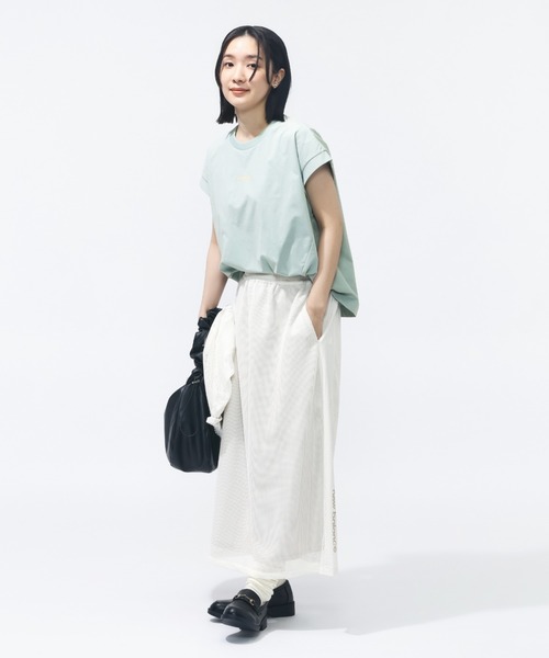 NEW BALANCE(ニューバランス)の「【別注】ニューバランス New Balance シャーリングショートスリーブTシャツ 限定コラボ(Tシャツ/カットソー・レディース・ベビーピンク/オフホワイト/グレー・M/L/S/XL)」の15枚目の写真