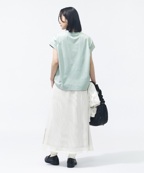 NEW BALANCE(ニューバランス)の「【別注】ニューバランス New Balance シャーリングショートスリーブTシャツ 限定コラボ(Tシャツ/カットソー・レディース・ベビーピンク/オフホワイト/グレー・M/L/S/XL)」の18枚目の写真
