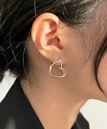 F&D : クリップハートリングピアス