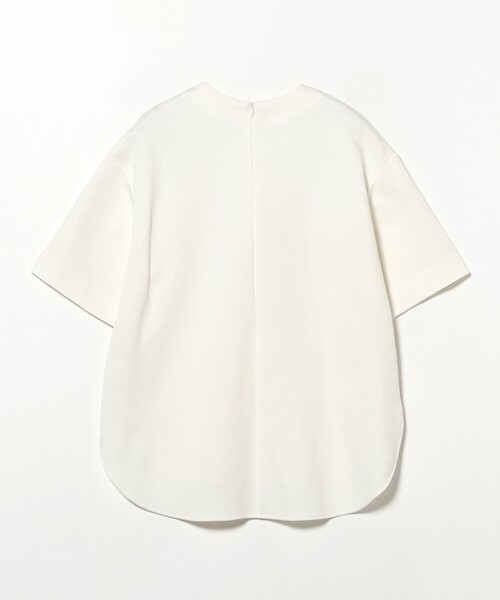 Demi-Luxe BEAMS（デミルクス ビームス）の「コットン バウンシー Tシャツ（Tシャツ/カットソー・レディース・グレー/ホワイト・ONE SIZE）」の14枚目の写真