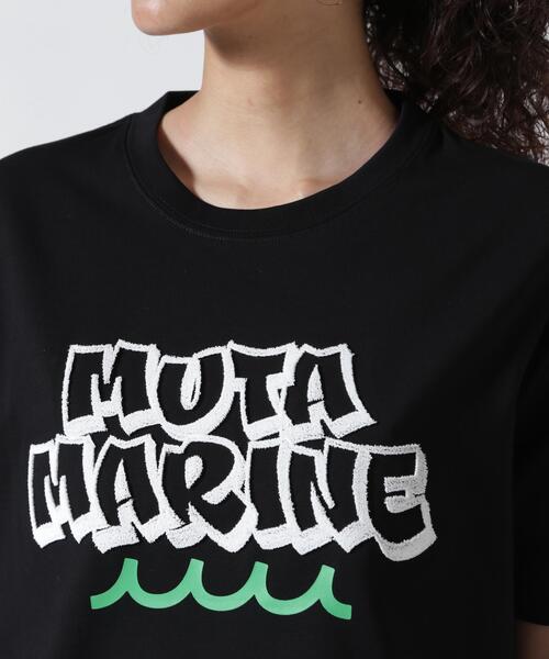 muta marine(ムータ・マリン)の「muta MARINE/ムータ マリン/別注muta Brush Tee(Tシャツ/カットソー・メンズ・ブラック/ホワイト・L/M/XL)」の7枚目の写真