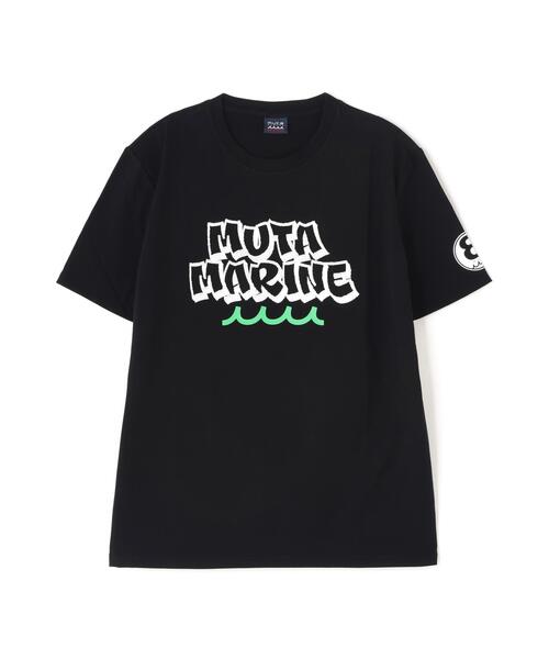 muta marine(ムータ・マリン)の「muta MARINE/ムータ マリン/別注muta Brush Tee(Tシャツ/カットソー・メンズ・ブラック/ホワイト・L/M/XL)」の11枚目の写真