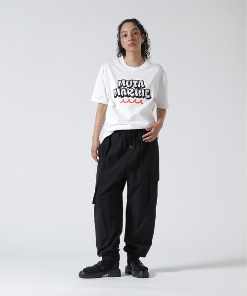 muta marine(ムータ・マリン)の「muta MARINE/ムータ マリン/別注muta Brush Tee(Tシャツ/カットソー・メンズ・ブラック/ホワイト・L/M/XL)」の21枚目の写真