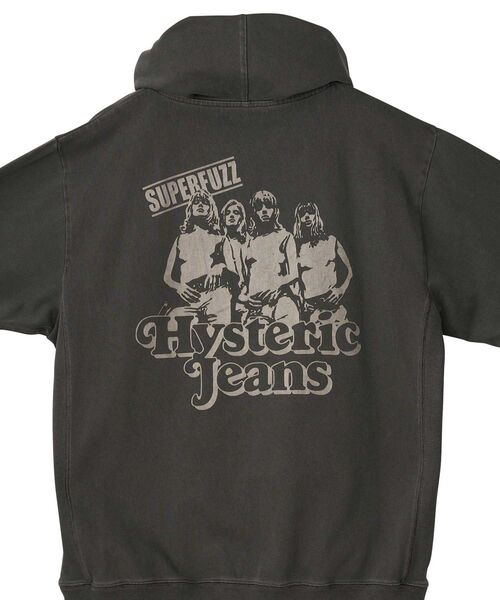 HYSTERIC GLAMOUR(ヒステリックグラマー)の「HYSTERIC JEANS パーカー(パーカー・メンズ・ブラック/ダークインディゴブルー・X-LARGE/LARGE/MEDIUM/SMALL)」の8枚目の写真