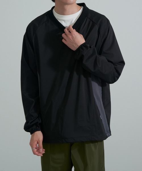 FORECAST(フォーキャスト)の「【FORECAST】防風ストレッチピステ 2282(その他トップス・メンズ・グリーン/ブラック/ネイビー・L/LL)」の2枚目の写真