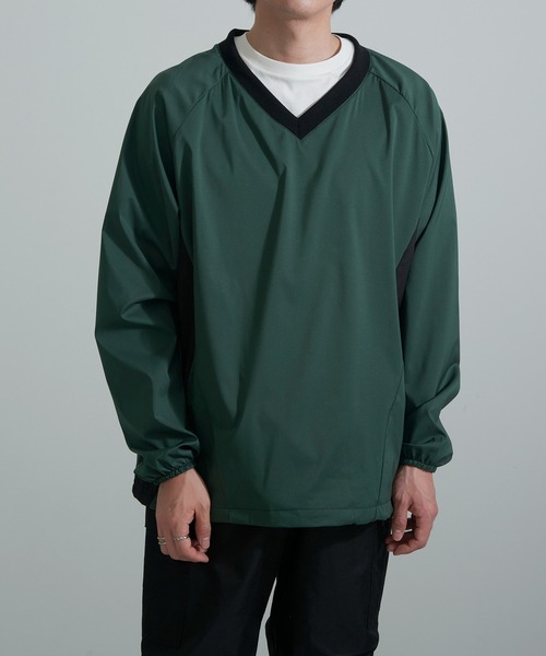 FORECAST(フォーキャスト)の「【FORECAST】防風ストレッチピステ 2282(その他トップス・メンズ・グリーン/ブラック/ネイビー・L/LL)」の6枚目の写真