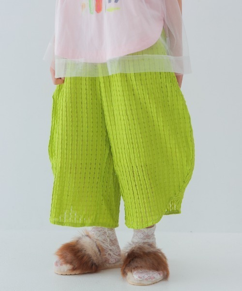 unica(ユニカ)の「エアリーレースまんまるパンツ(その他パンツ・キッズ・ライトパープル/オフホワイト/ブラック・XL/L)」の16枚目の写真