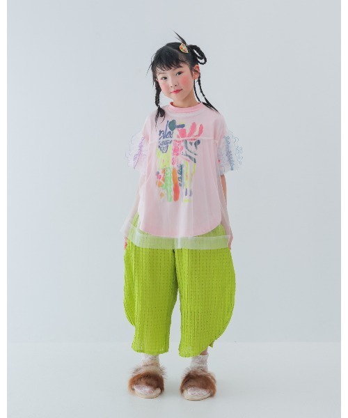 unica(ユニカ)の「エアリーレースまんまるパンツ(その他パンツ・キッズ・ライトパープル/オフホワイト/ブラック・XL/L)」の10枚目の写真