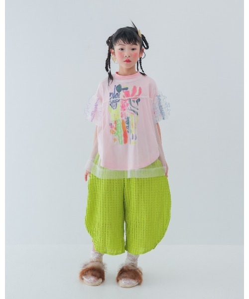 unica(ユニカ)の「エアリーレースまんまるパンツ(その他パンツ・キッズ・ライトパープル/オフホワイト/ブラック・XL/L)」の11枚目の写真