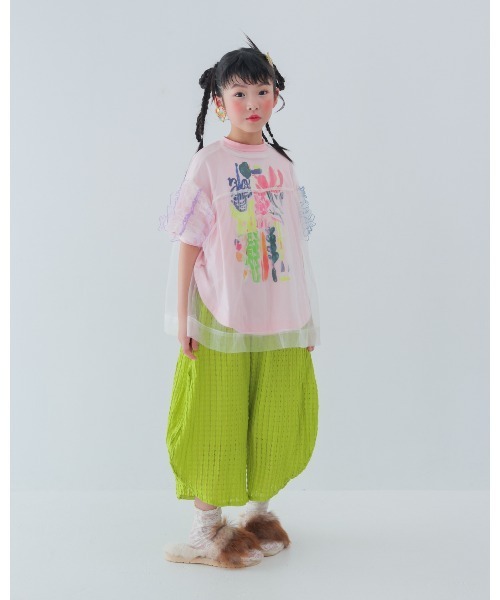unica(ユニカ)の「エアリーレースまんまるパンツ(その他パンツ・キッズ・ライトパープル/オフホワイト/ブラック・XL/L)」の13枚目の写真