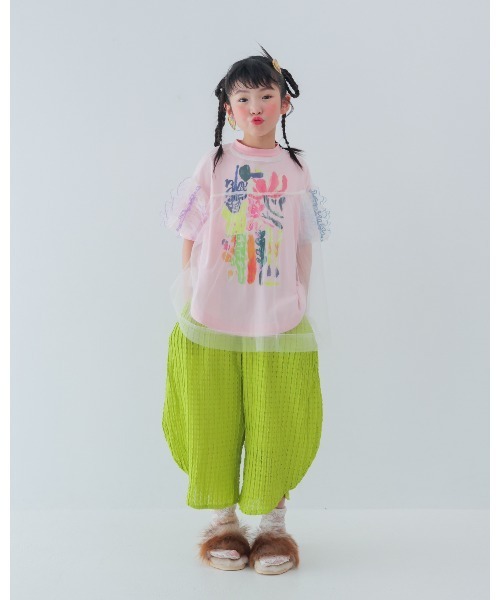 unica(ユニカ)の「エアリーレースまんまるパンツ(その他パンツ・キッズ・ライトパープル/オフホワイト/ブラック・XL/L)」の14枚目の写真