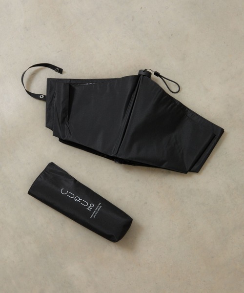 COLONY 2139（コロニートゥーワンスリーナイン）の「150g 形状記憶晴雨兼用 折り畳み傘（折りたたみ傘・レディース・ホワイト/ブラック・FREE）」の8枚目の写真