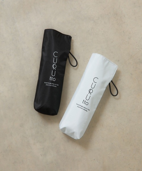 COLONY 2139（コロニートゥーワンスリーナイン）の「150g 形状記憶晴雨兼用 折り畳み傘（折りたたみ傘・レディース・ホワイト/ブラック・FREE）」の3枚目の写真