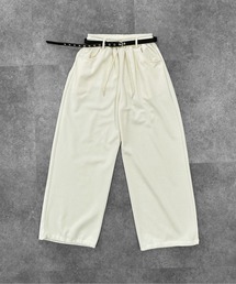 LVEU.（ラブユ.）の「【jiasecond.】ベルト付きスウェットパンツ / スウェット パンツ ルーズ ベルト ZOZOTOWN限定（スウェットパンツ）」