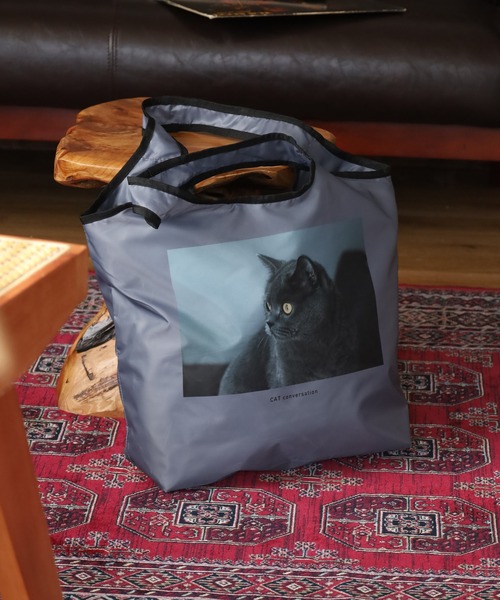 FUNALIVE(ファンアライブ)の「CAT DAY 保冷保温機能付コンパクトエコバッグ(エコバッグ/サブバッグ・メンズ・その他1/その他3/その他4/その他2・FREE)」の1枚目の写真