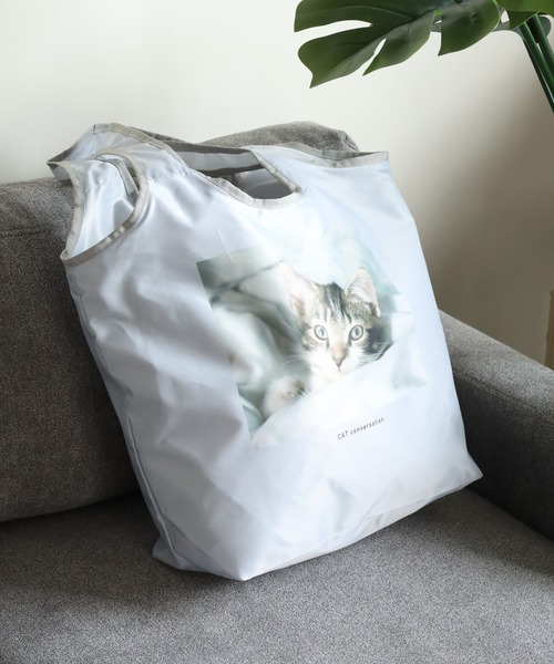 FUNALIVE(ファンアライブ)の「CAT DAY 保冷保温機能付コンパクトエコバッグ(エコバッグ/サブバッグ・メンズ・その他1/その他3/その他4/その他2・FREE)」の3枚目の写真