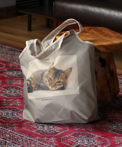 FUNALIVE(ファンアライブ)の「CAT DAY 保冷保温機能付コンパクトエコバッグ(エコバッグ/サブバッグ・メンズ・その他1/その他3/その他4/その他2・FREE)」の4枚目の写真