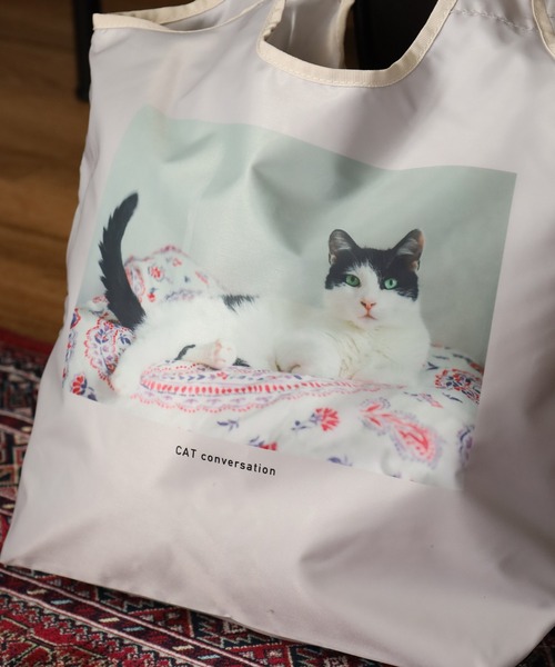 FUNALIVE(ファンアライブ)の「CAT DAY 保冷保温機能付コンパクトエコバッグ(エコバッグ/サブバッグ・メンズ・その他1/その他3/その他4/その他2・FREE)」の6枚目の写真