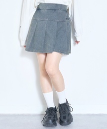 LOVETOXIC | デニムライクカットプリーツスカート(スカート)