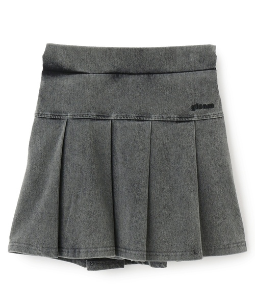 LOVETOXIC（ラブトキシック）の「デニムライクカットプリーツスカート（スカート・キッズ・ブルー/グレー・130cm/L:160cm/S:140cm/M:150cm）」の7枚目の写真