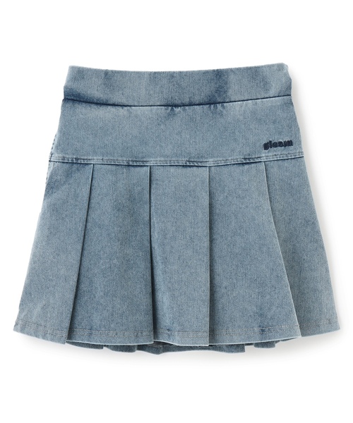 LOVETOXIC（ラブトキシック）の「デニムライクカットプリーツスカート（スカート・キッズ・ブルー/グレー・130cm/L:160cm/S:140cm/M:150cm）」の8枚目の写真