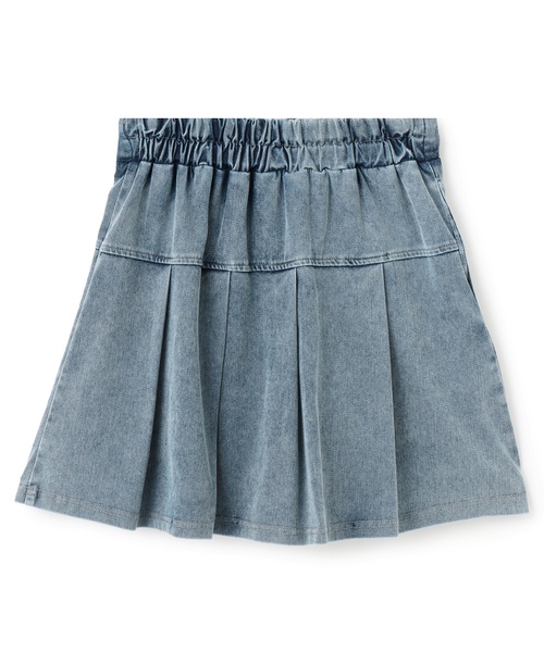 LOVETOXIC（ラブトキシック）の「デニムライクカットプリーツスカート（スカート・キッズ・ブルー/グレー・130cm/L:160cm/S:140cm/M:150cm）」の9枚目の写真