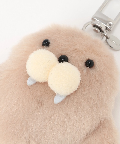 pom ponette junior(ポンポネットジュニア)の「ふわりんアニマルファーチャーム(その他小物・キッズ・ベージュ/オレンジ/ライトブルー/ライトピンク/ライトグレー/ホワイト・F)」の10枚目の写真