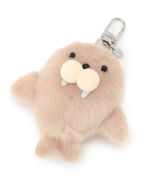 pom ponette junior(ポンポネットジュニア)の「ふわりんアニマルファーチャーム(その他小物・キッズ・ベージュ/オレンジ/ライトブルー/ライトピンク/ライトグレー/ホワイト・F)」の12枚目の写真