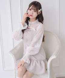 レースボレロ×キャミワンピース
