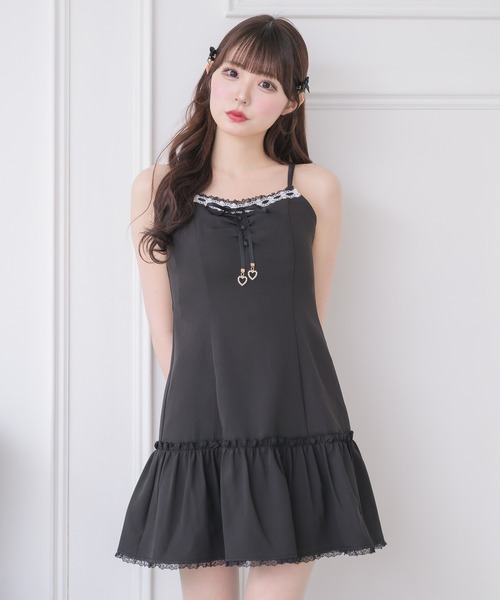 couture BY ROJITA（クチュールバイロジータ）の「レースボレロ×キャミワンピース（ワンピース・レディース・ブラック/パープル/ピンク・FREE）」の17枚目の写真