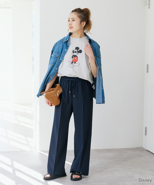 Spick & Span（スピックアンドスパン）の「《追加》GOOD ROCK SPEED / グッドロックスピード 別注 / ミッキー / Tシャツ（Tシャツ/カットソー・レディース・ブラック系その他/ホワイト/グレー・FREE）」の14枚目の写真