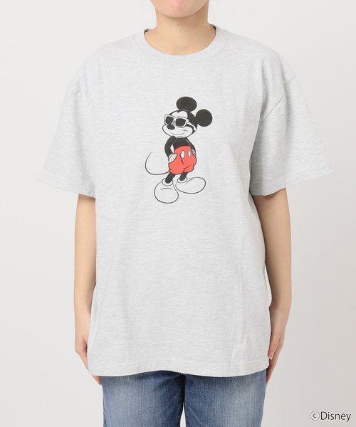 Spick & Span（スピックアンドスパン）の「《追加》GOOD ROCK SPEED / グッドロックスピード 別注 / ミッキー / Tシャツ（Tシャツ/カットソー・レディース・ブラック系その他/ホワイト/グレー・FREE）」の4枚目の写真
