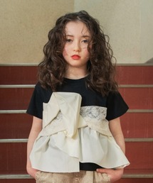 EDWIN（エドウィン）の「【Ou? by EDWIN】切替デザイン半袖Tシャツ（Tシャツ/カットソー）」