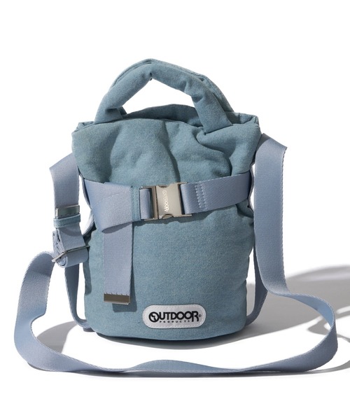 OUTDOOR PRODUCTS(アウトドアプロダクツ)の「【OUTDOOR PRODUCTS / アウトドアプロダクツ】 2way Belt Tote デニムライク ベルトデザイン ミニトート(ショルダーバッグ・レディース・ネイビー/ブラック/サックスブルー・FREE)」の3枚目の写真