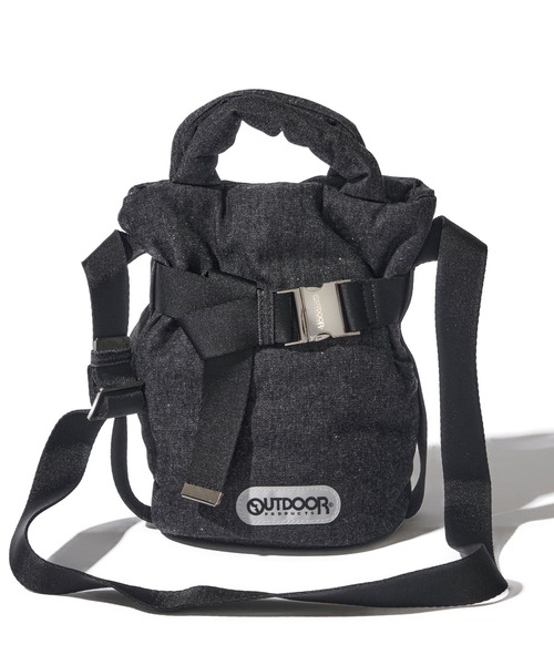 OUTDOOR PRODUCTS(アウトドアプロダクツ)の「【OUTDOOR PRODUCTS / アウトドアプロダクツ】 2way Belt Tote デニムライク ベルトデザイン ミニトート(ショルダーバッグ・レディース・ネイビー/ブラック/サックスブルー・FREE)」の1枚目の写真