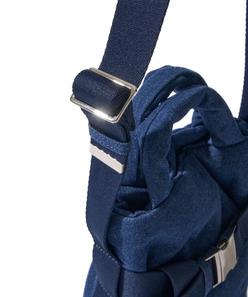 OUTDOOR PRODUCTS(アウトドアプロダクツ)の「【OUTDOOR PRODUCTS / アウトドアプロダクツ】 2way Belt Tote デニムライク ベルトデザイン ミニトート(ショルダーバッグ・レディース・ネイビー/ブラック/サックスブルー・FREE)」の9枚目の写真