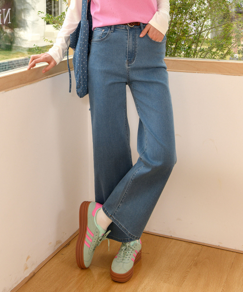 PIGMENT（ピグメント）の「[MOVE]ユーフレキシブルデニムパンツ (CCDP251251)（デニムパンツ・レディース・ライトブルー/ブルー/ダークブルー・SMALL/MEDIUM/LARGE）」の6枚目の写真