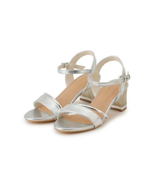 Juze（ジュゼ）の「アイスキューブヒールサンダル（サンダル・レディース・シルバー/ブラック/キナリ・L/S/M）」の15枚目の写真