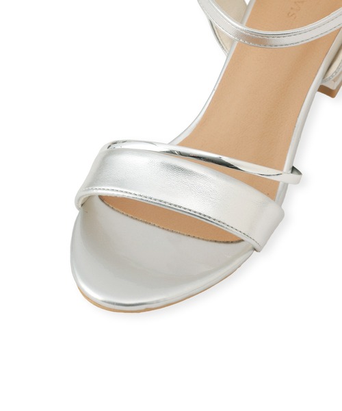 Juze（ジュゼ）の「アイスキューブヒールサンダル（サンダル・レディース・シルバー/ブラック/キナリ・L/S/M）」の18枚目の写真