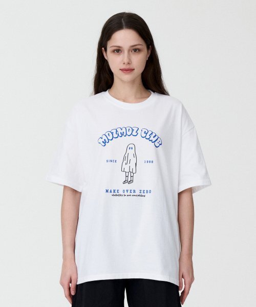 MOZMOZ(モズモズ)の「ロンリーチャイルド オーバーサイズ 半袖Tシャツ ホワイト(Tシャツ/カットソー・レディース・その他・1/2/3)」の2枚目の写真