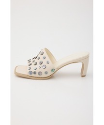 LAGUA GEM | SHELL BUTTON ミュール(サンダル)