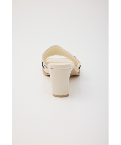 LAGUA GEM（ラグアジェム）の「SHELL BUTTON ミュール（サンダル・レディース・アイボリー/ブラック・SMALL/MEDIUM/LARGE）」の14枚目の写真