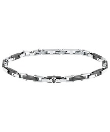 Maserati（マセラティ）の「「Maserati/マセラティ」セラミック - メンズ ブレスレット シルバー（ブレスレット）」