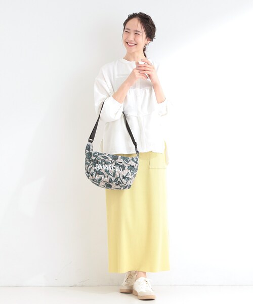 SHOO・LA・RUE(シューラルー)の「ラタプリントショルダーバッグ(ショルダーバッグ・レディース・ブルーグリーン/ライトオレンジ系1/ベージュ系/ブルー系/イエロー系/ブラック系・00)」の12枚目の写真